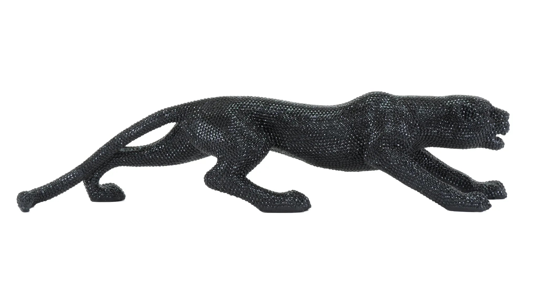 Black Leopard Sculpture