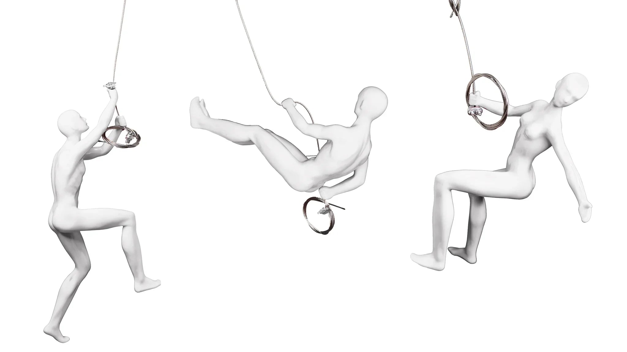 Wall Climbers Accent Sculptures