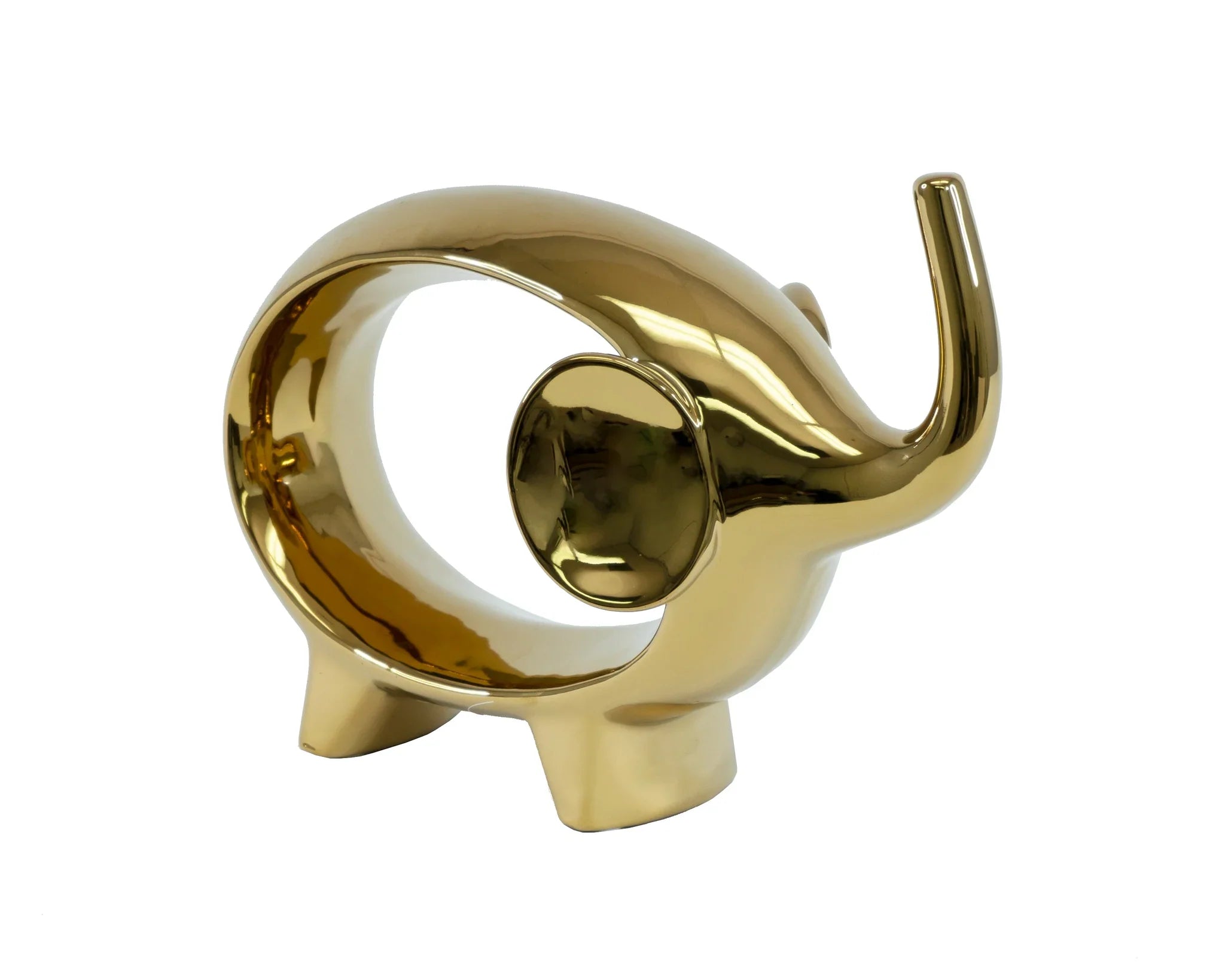 2pc Elephant Sculpture Set