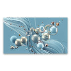 SULC-02 ODYSSEY Blue 3D Abstract Elements Modern Wall Art TG 1