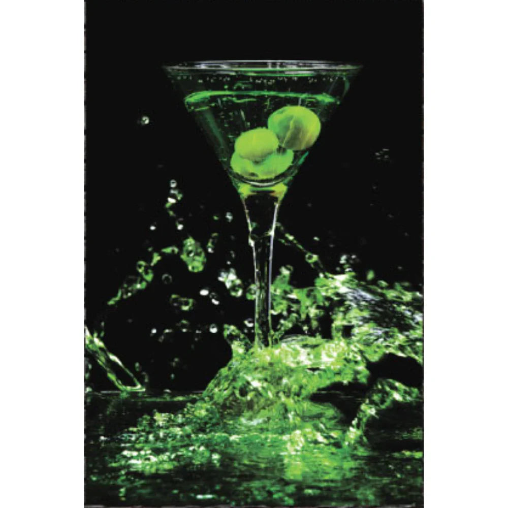 SULC-71  GAYA Colorful Cocktail Splashes Modern Wall Art 2