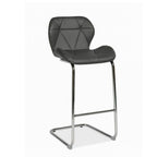 Crystal Barstool Black