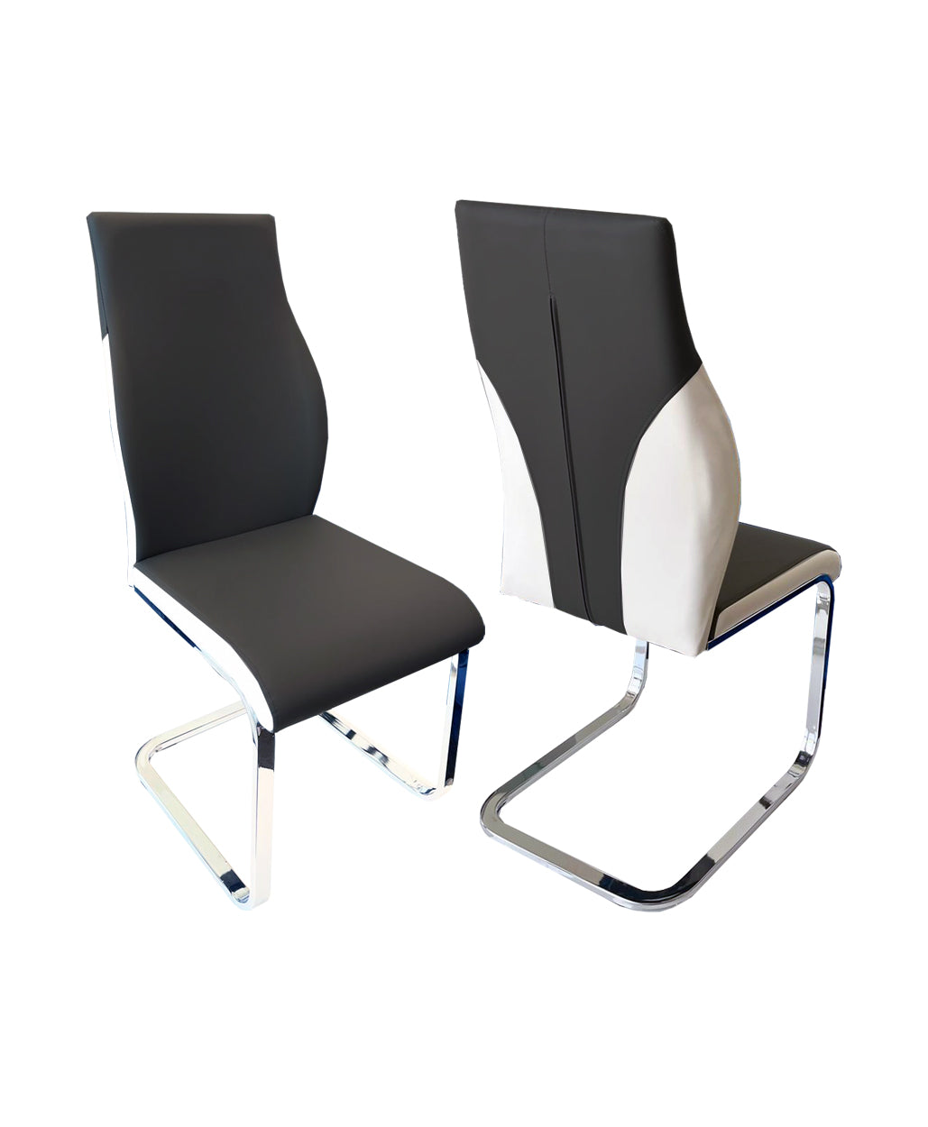 Crystal Dining Chair Black & White