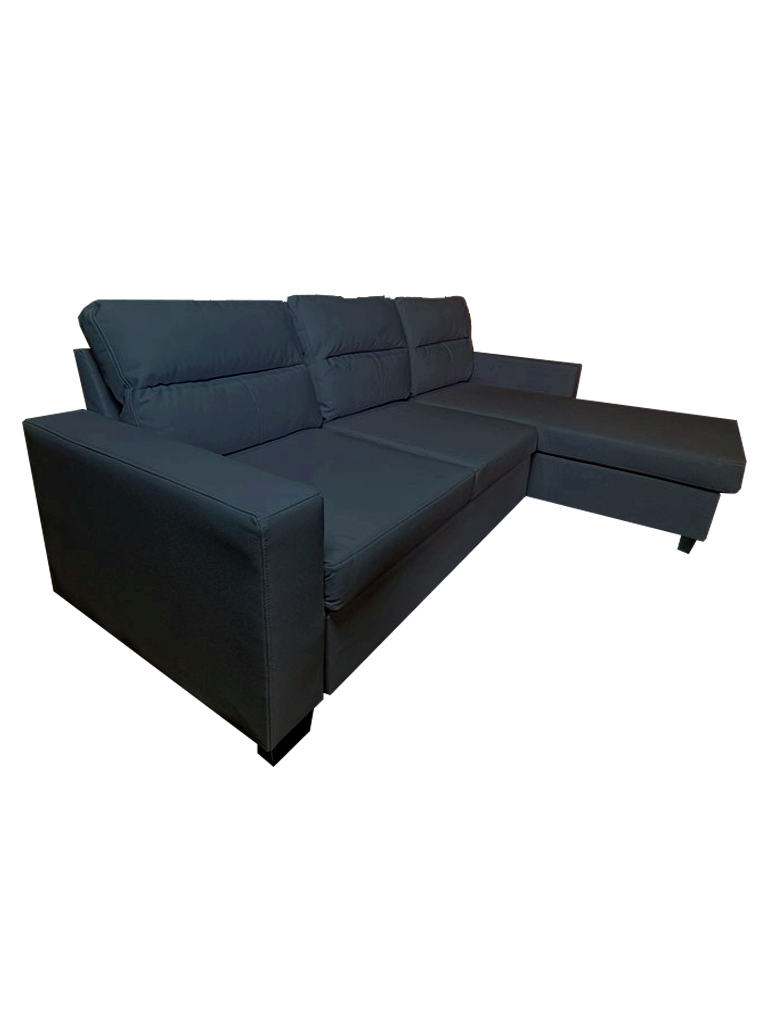 Daniel Reversible Sectional Black