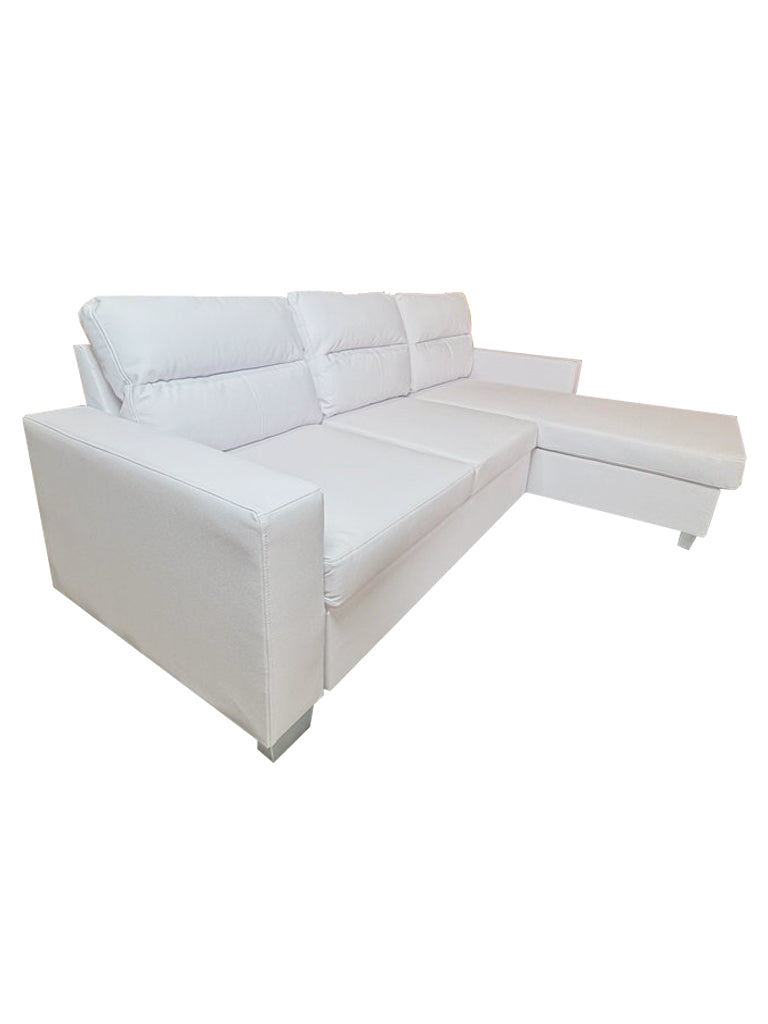 Daniel Reversible Sectional White