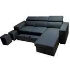 Milano REVERSIBLE Sectional Black