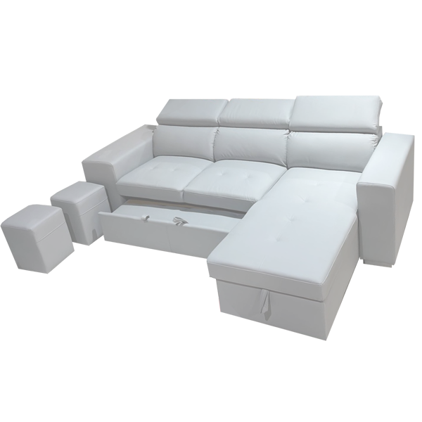 Milano REVERSIBLE Sectional White