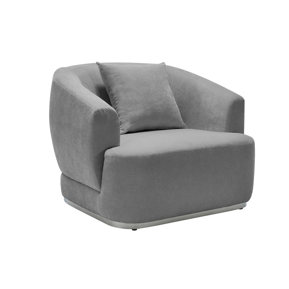 Monaco Accent Chair Grey