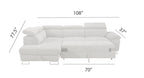 Sophia Fabric Sectional Left